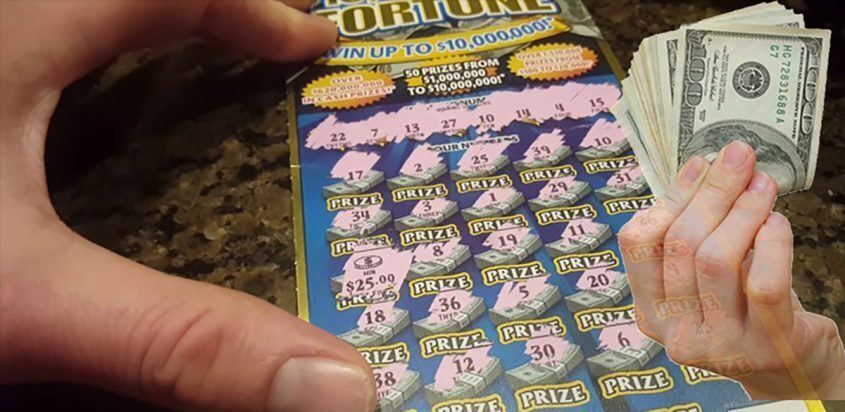 scratch off lottery ticket