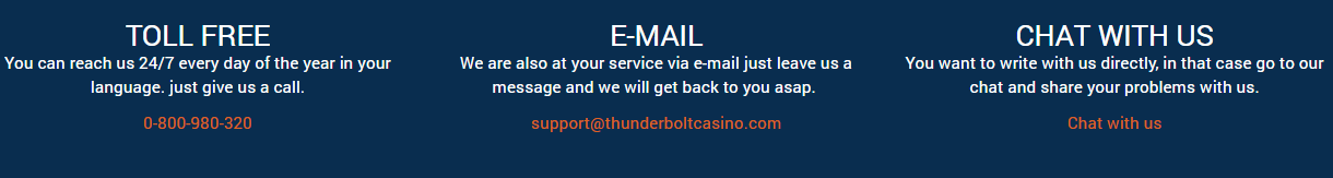 Thunderbolt Casino Hidden Coupons