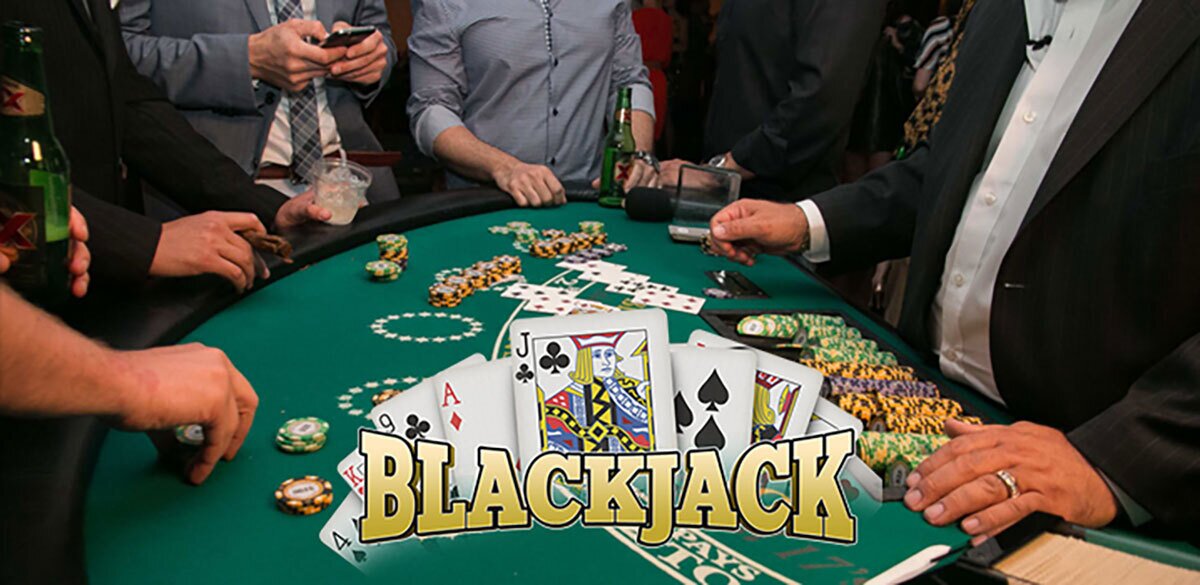 Blackjack Table and Cards