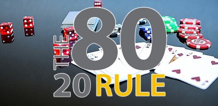 The 80 20 Rule on Gambling Background