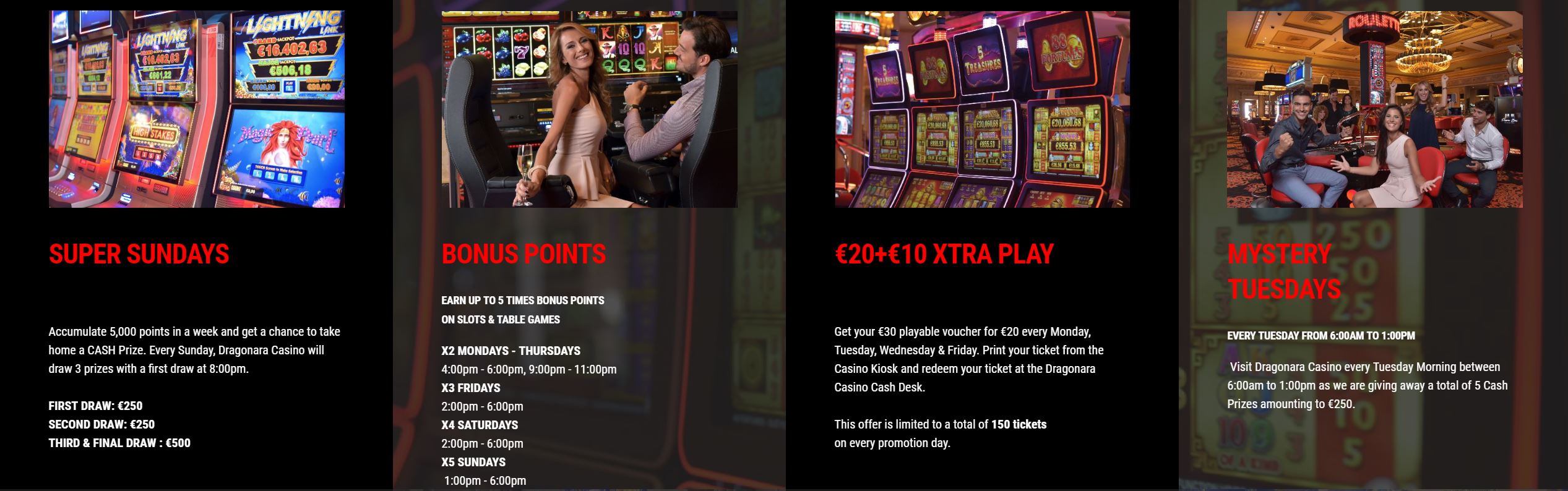 Dragonara Casino Promotions
