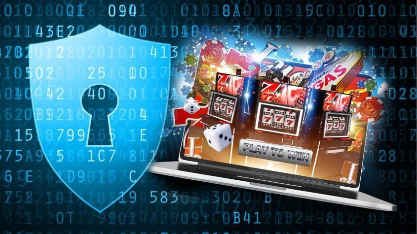 Data Lock Coding Privacy - Laptop - Casino Gambling