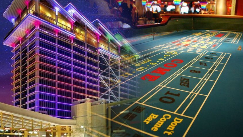 Las Vegas Casino and Craps Table