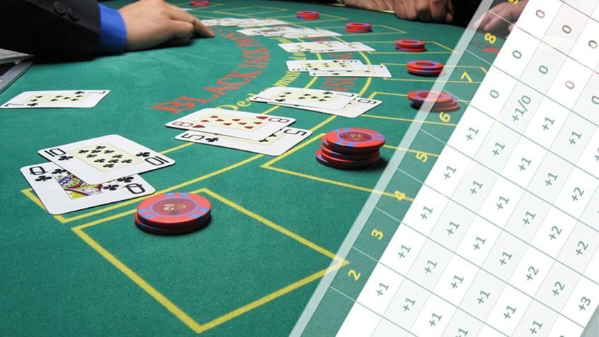 Blackjack Table and Card Counting Method