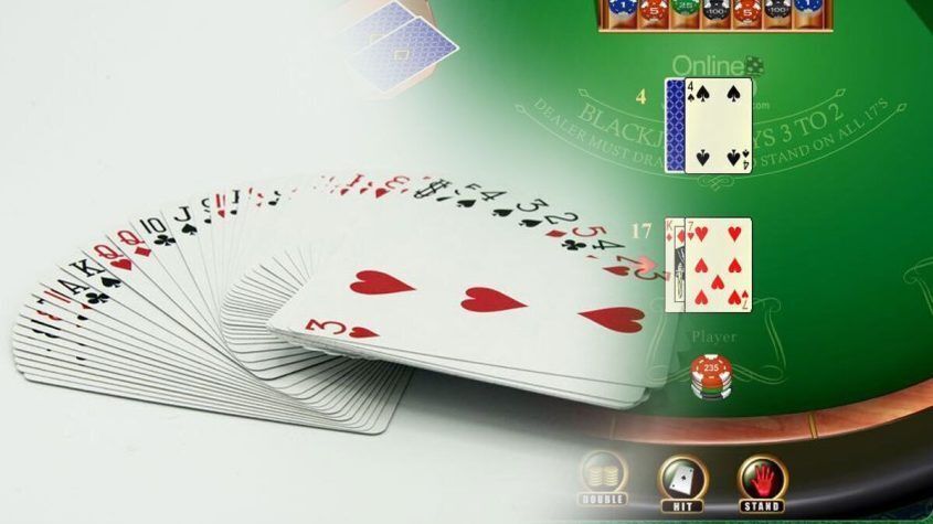 Deck of Cards and Online Blackjack