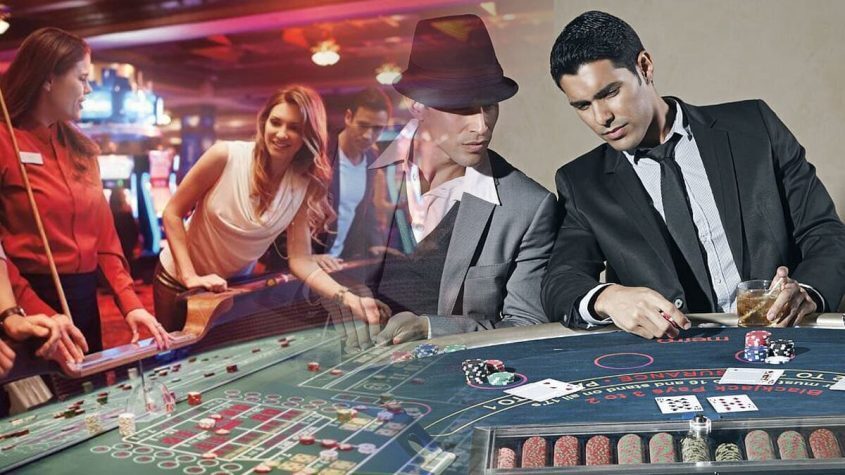 Gamblers at the Casino