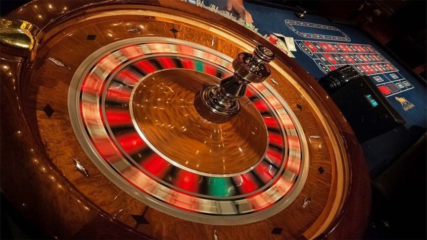 Casino Roulette Wheel Spinning