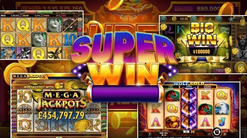 Super Win, Jackpot, Coins, Money, Slots