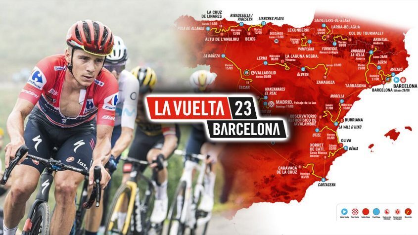 La Vuelta, 2023, Bike Ride, Map, Riders