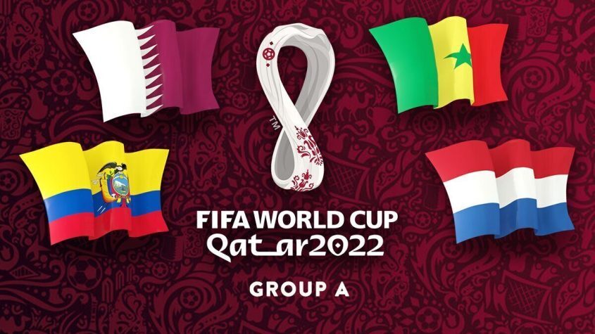 FIFA, World Cup, Group A, Flags, Logo, Design