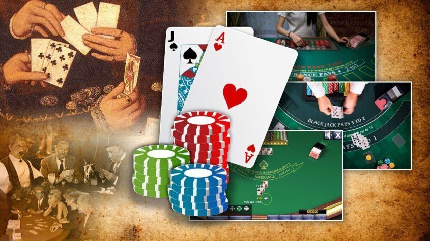 History, Blackjack, Cards, King, Ace, Chips, Money, Hands