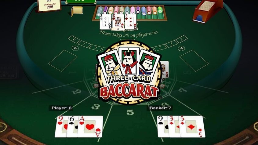 3 Card, Baccarat, Cards, Tables, Chips, Dealer