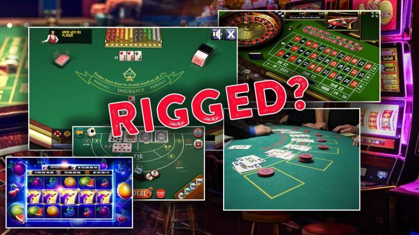 Casino Games, Rigged, Cards, Table, Chips, Money, Casino