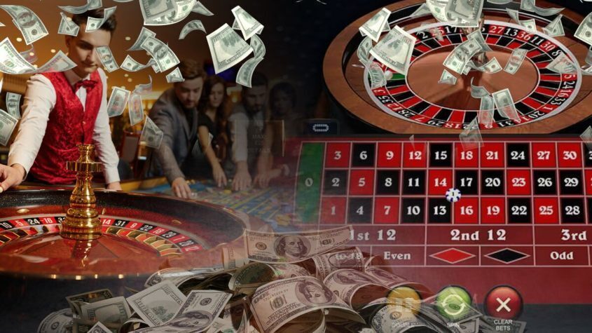 Roulette, Gambling, Casino, Tables, Chips, Money, Dealer