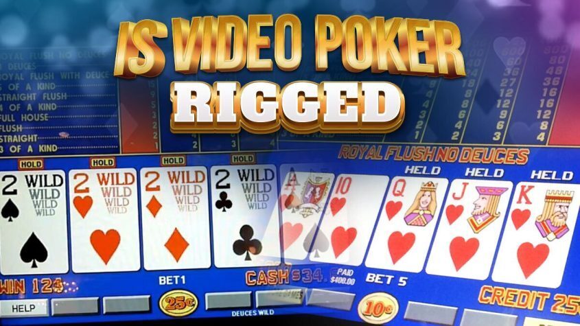 Video Poker, Rigger, Cards, Ace, Jack, Spades, Money