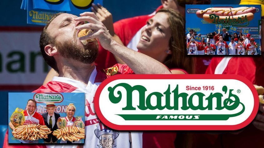 Hotdogs, Nathan, Famous, Eating, Fans